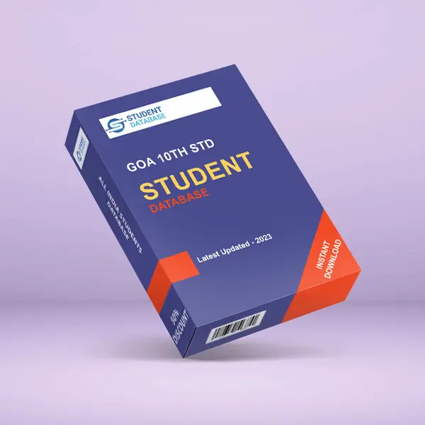 Goa 10th Standard student Database 2023
