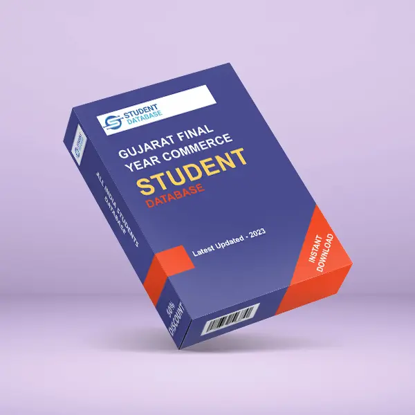 Gujarat Final Year Commerce Student Database 2023